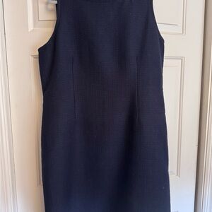 Elegant Talbots Navy Sleeveless Dress